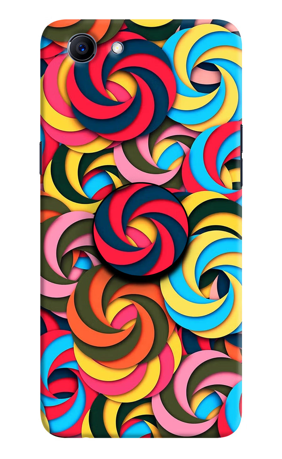 Spiral Pattern Realme 1 Pop Case, Hard case