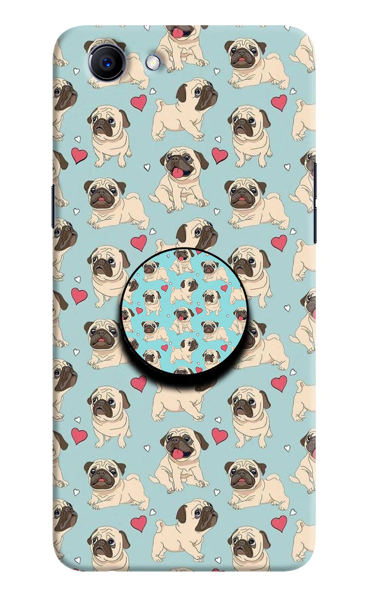 Pug Dog Realme 1 Pop Case by Casekaro