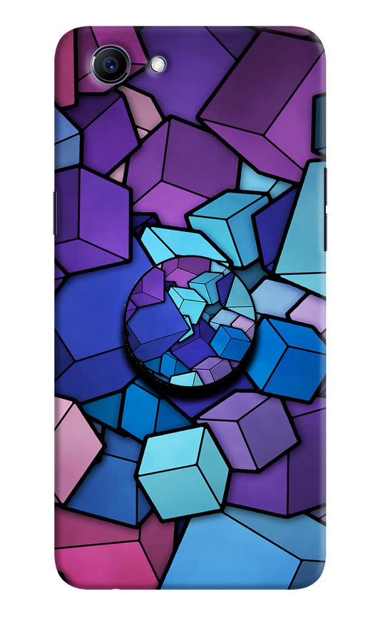 Cubic Abstract Realme 1 Pop Case by Casekaro