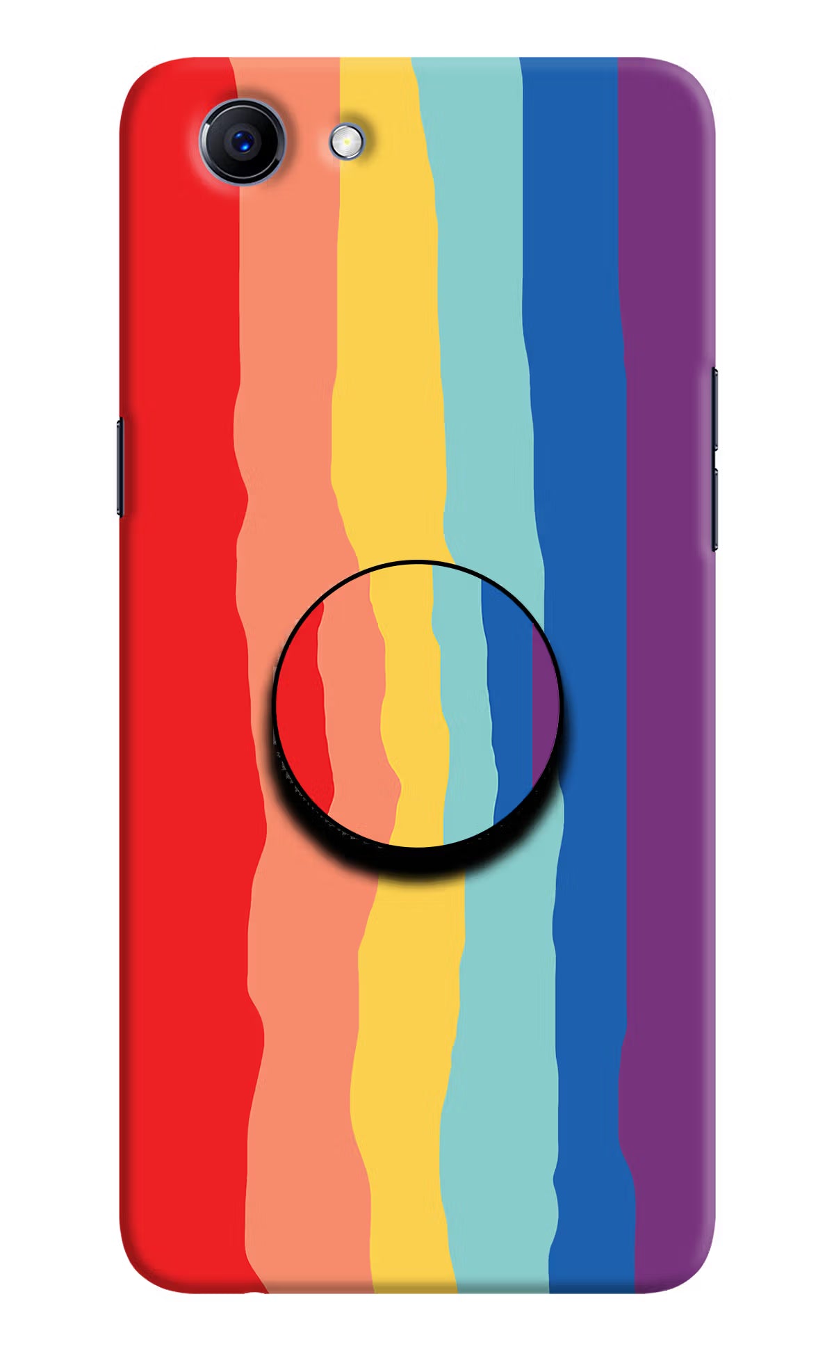 Rainbow Realme 1 Pop Case by Casekaro
