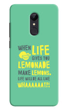 Quote Redmi 5 Hard Case Back Cover by Casekaro