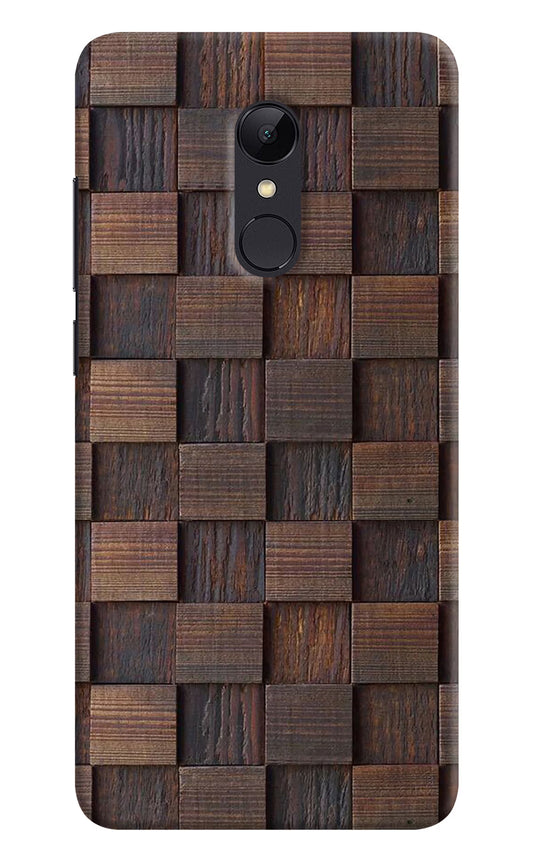 Wooden Cube Design Redmi 5 Hard Case Back Cover by Casekaro