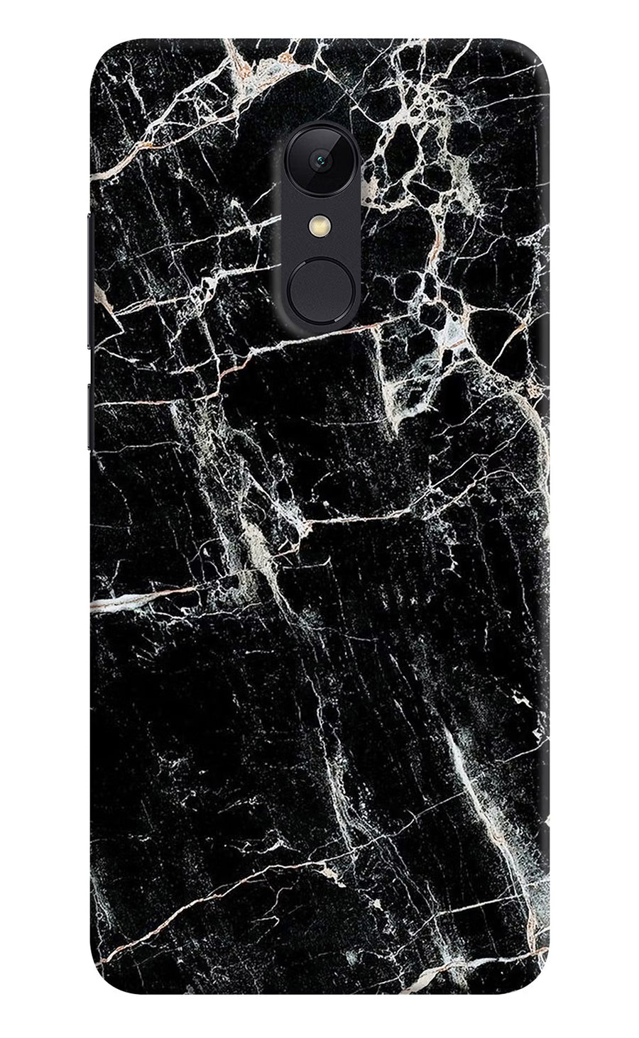 Black Marble Texture Redmi 5 Back Cover, Hard case