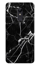 Black Marble Pattern Redmi 5 Hard Case Back Cover by Casekaro