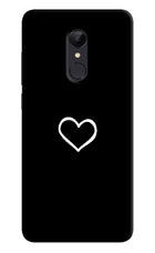 Heart Redmi 5 Hard Case Back Cover by Casekaro