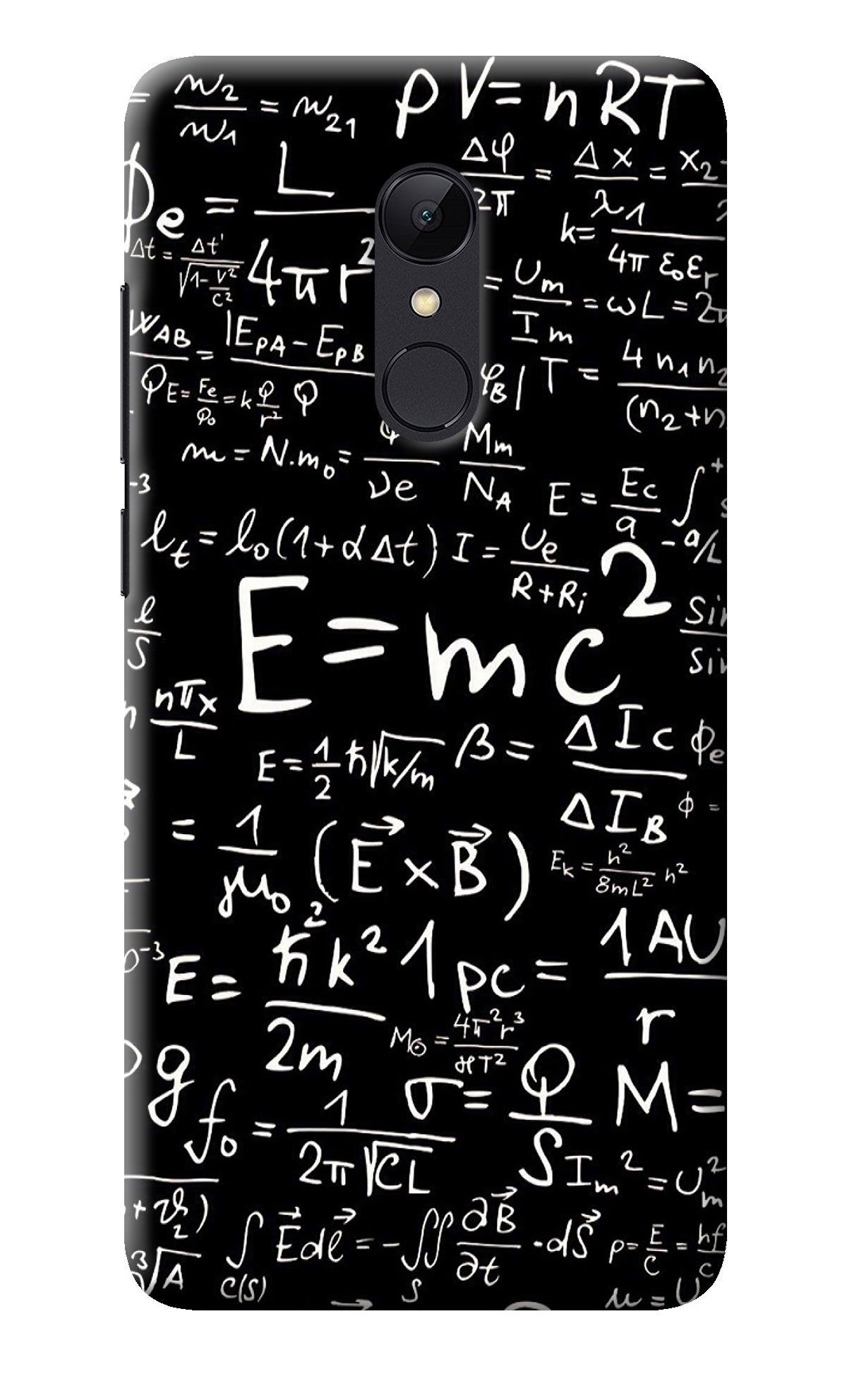 Physics Albert Einstein Formula Redmi 5 Back Cover