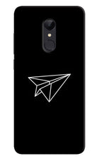 Paper Plane White Redmi 5 Hard Case Back Cover by Casekaro