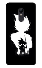 Goku Shadow Redmi 5 Hard Case Back Cover by Casekaro
