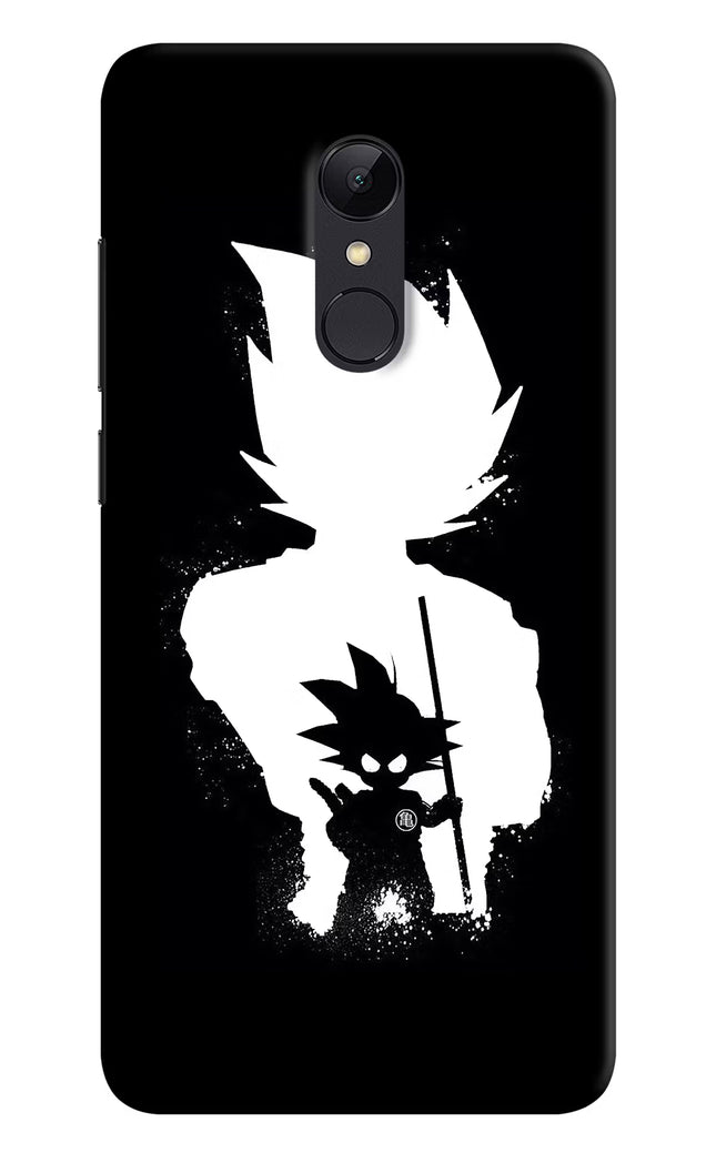 Goku Shadow Redmi 5 Hard Case Back Cover by Casekaro
