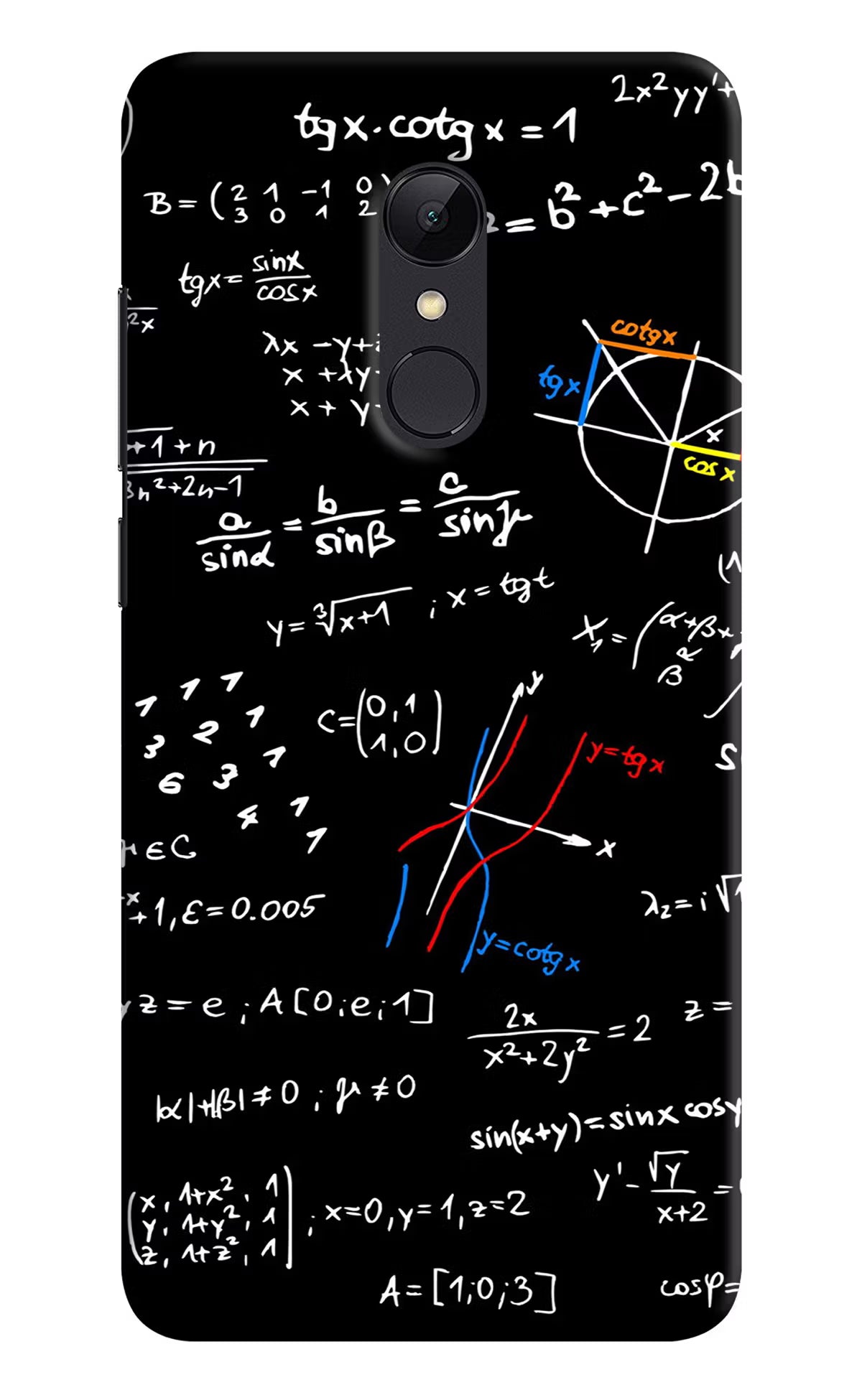 Mathematics Formula Redmi 5 Hard Case Back Cover by Casekaro