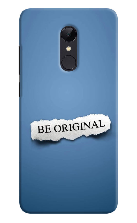 Be Original Redmi 5 Hard Case Back Cover by Casekaro
