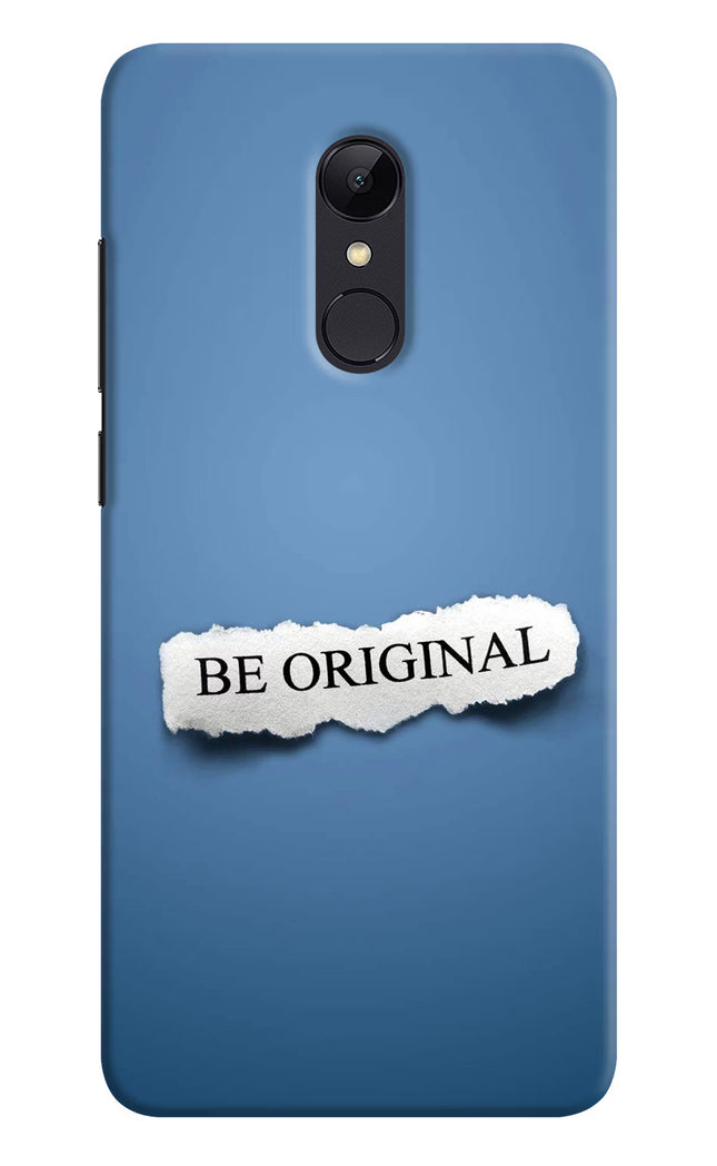 Be Original Redmi 5 Hard Case Back Cover by Casekaro