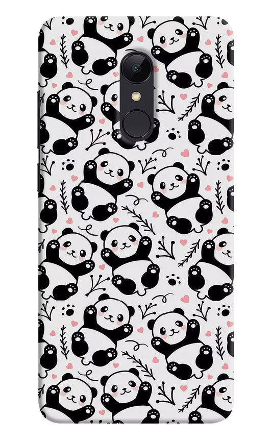 Cute Panda Redmi 5 Hard Case Back Cover by Casekaro