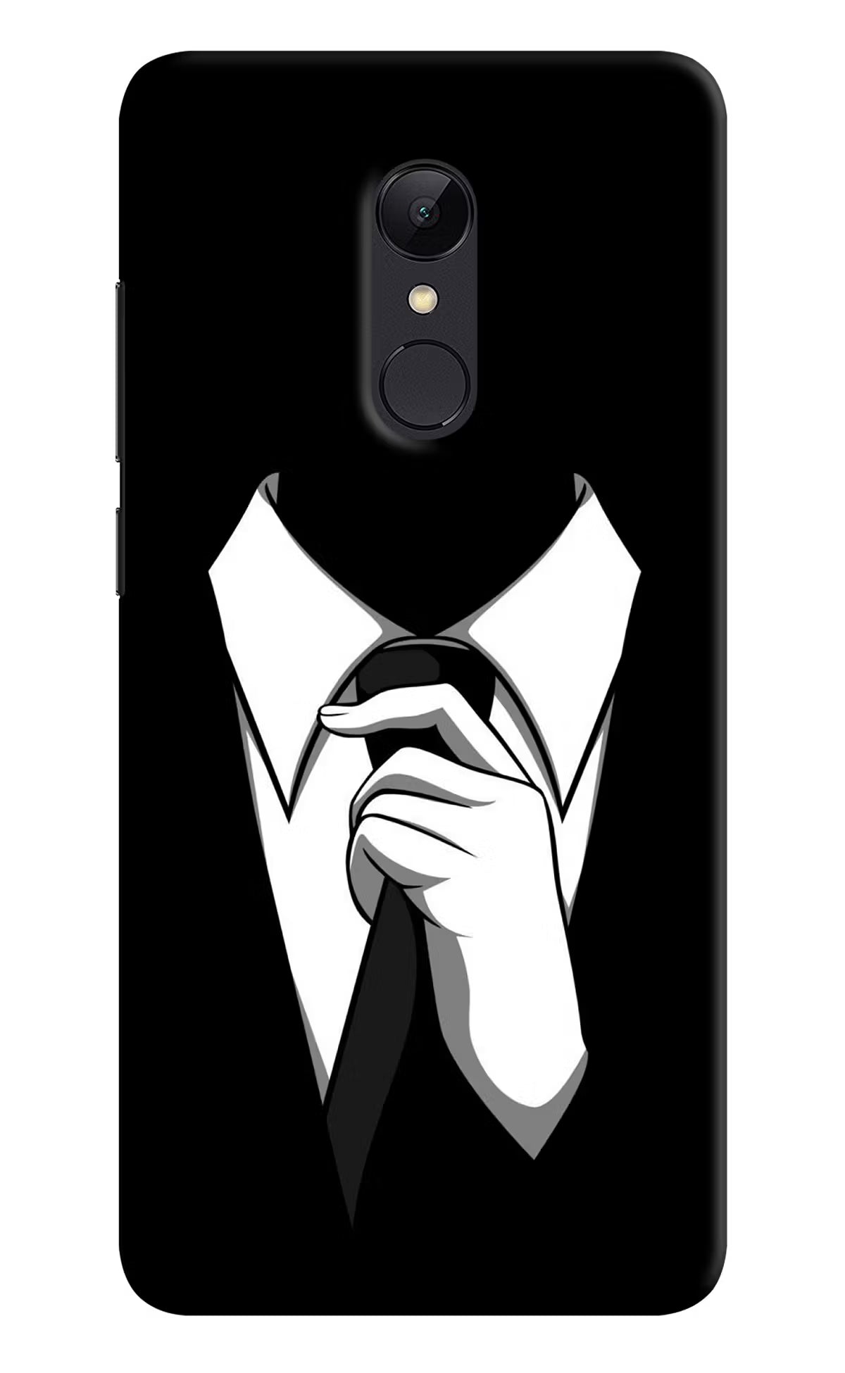 Black Tie Redmi 5 Hard Case Back Cover by Casekaro