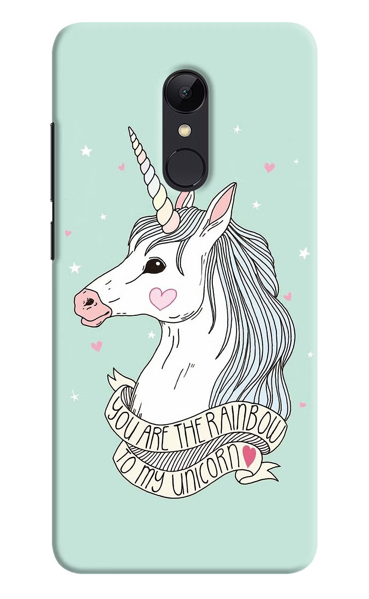 Unicorn Wallpaper Redmi 5 Hard Case Back Cover by Casekaro