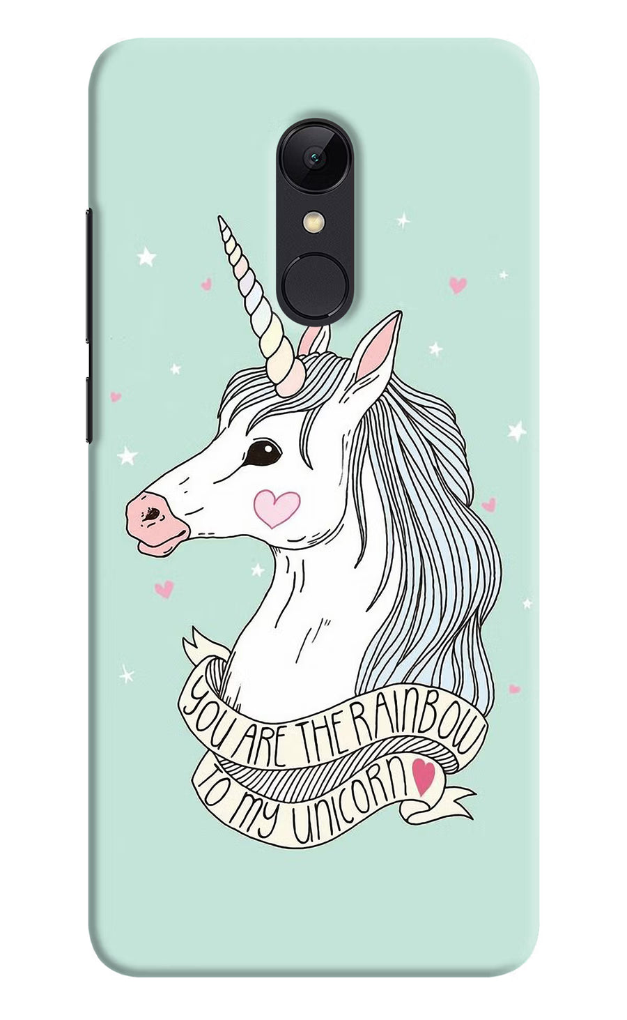 Unicorn Wallpaper Redmi 5 Back Cover, Hard case