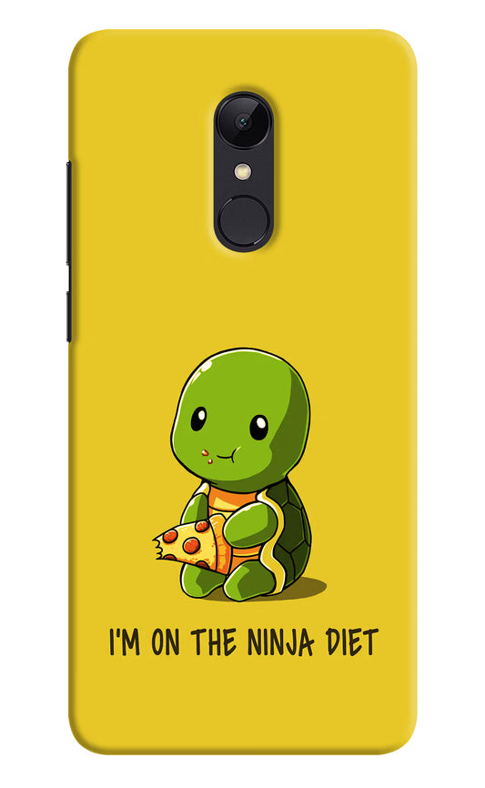 I'm on Ninja Diet Redmi 5 Hard Case Back Cover by Casekaro