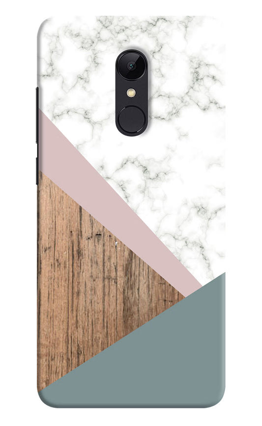 Marble wood Abstract Redmi 5 Hard Case Back Cover by Casekaro