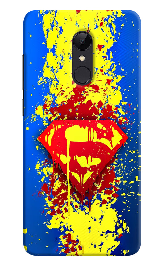 Superman logo Redmi 5 Hard Case Back Cover by Casekaro