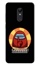 Among Us Shhh! Redmi 5 Hard Case Back Cover by Casekaro