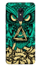 Green Owl Redmi 5 Hard Case Back Cover by Casekaro