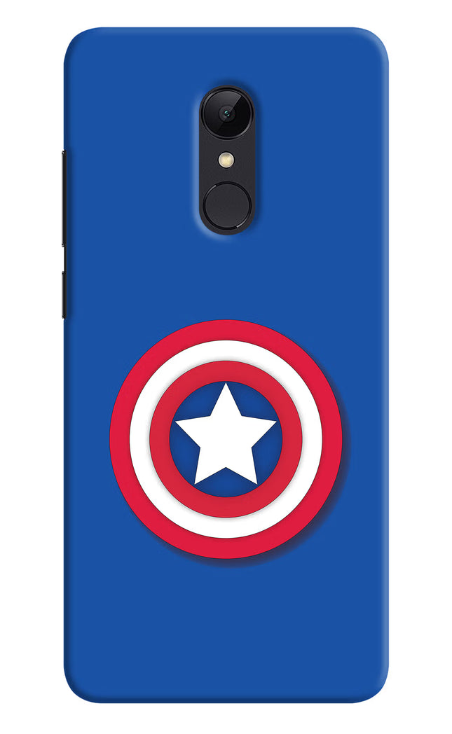 Shield Redmi 5 Hard Case Back Cover by Casekaro