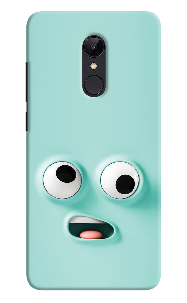 Funny Cartoon Redmi 5 Hard Case Back Cover by Casekaro