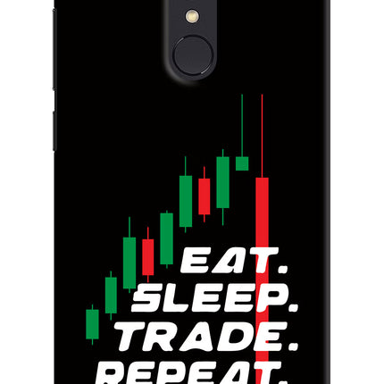 Eat Sleep Trade Repeat Redmi 5 Hard Case Back Cover by Casekaro