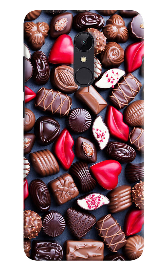 Chocolates Redmi 5 Hard Case Back Cover by Casekaro