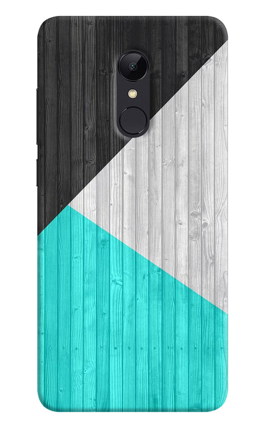 Wooden Abstract Redmi 5 Hard Case Back Cover by Casekaro