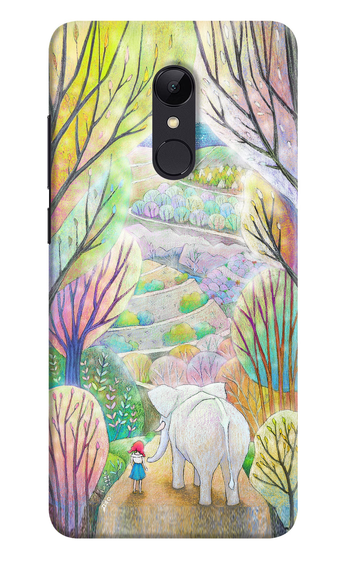 Nature Painting Redmi 5 Hard Case Back Cover by Casekaro