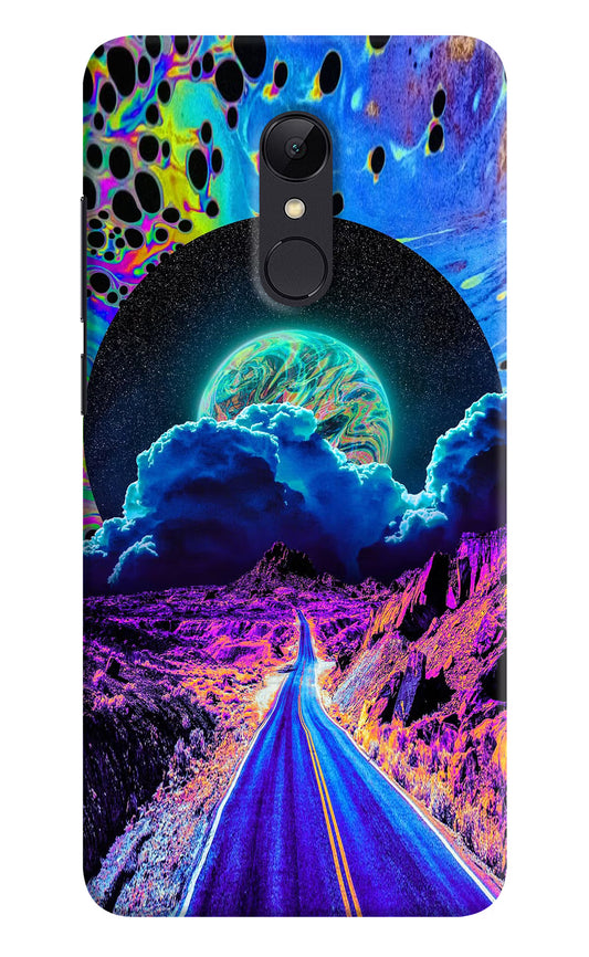 Psychedelic Painting Redmi 5 Hard Case Back Cover by Casekaro