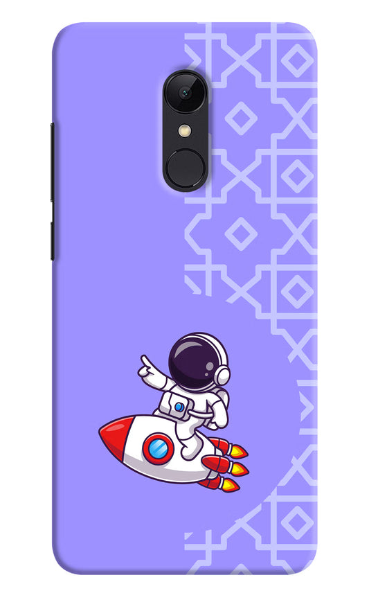 Cute Astronaut Redmi 5 Hard Case Back Cover by Casekaro