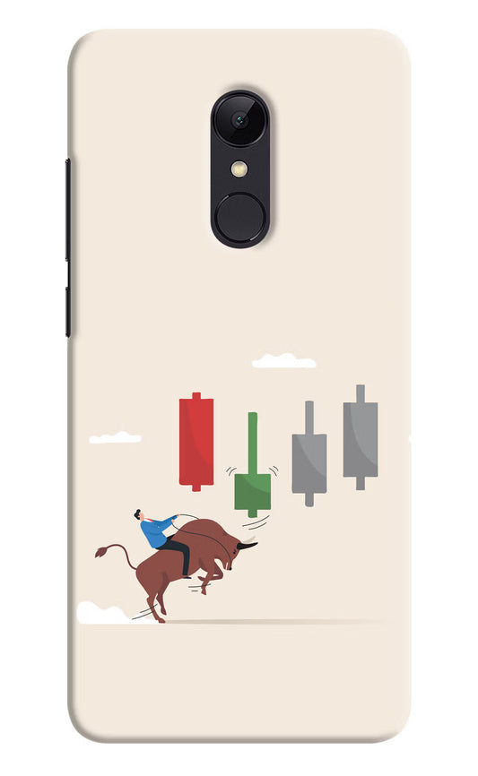 Bull Trading Momentum Redmi 5 Hard Case Back Cover by Casekaro