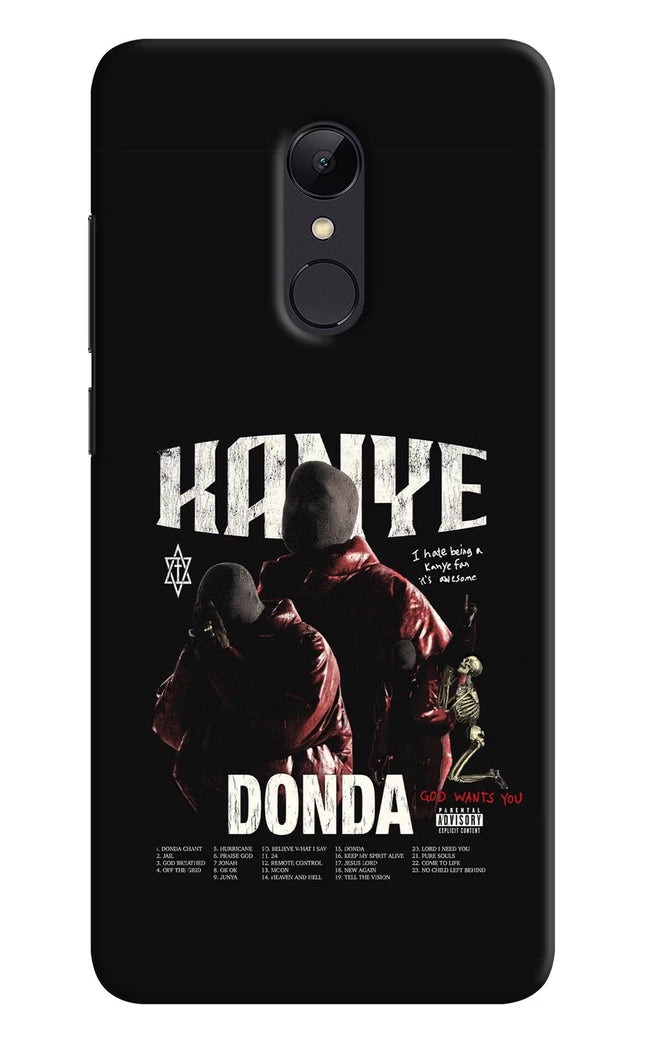 Donda Kanye West Redmi 5 Hard Case Back Cover by Casekaro