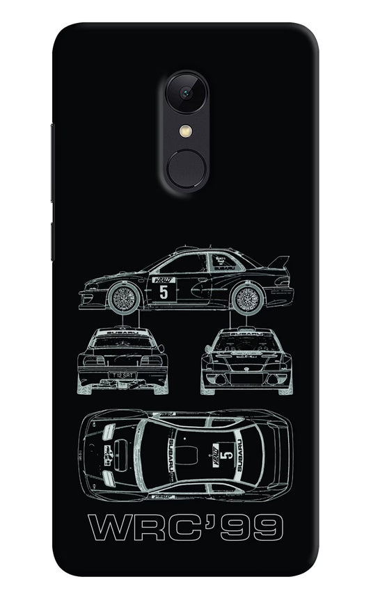 WRC'99 Redmi 5 Hard Case Back Cover by Casekaro