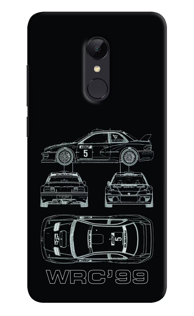WRC'99 Redmi 5 Hard Case Back Cover by Casekaro
