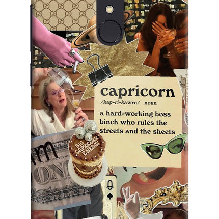 Capricorn Zodiac Redmi 5 Hard Case Back Cover by Casekaro