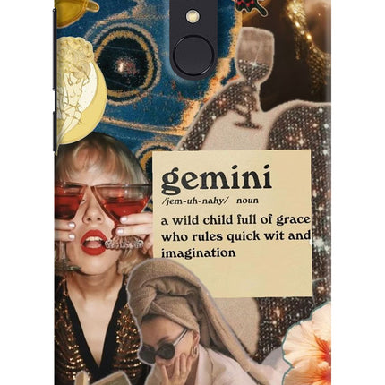 Gemini Zodiac Redmi 5 Hard Case Back Cover by Casekaro