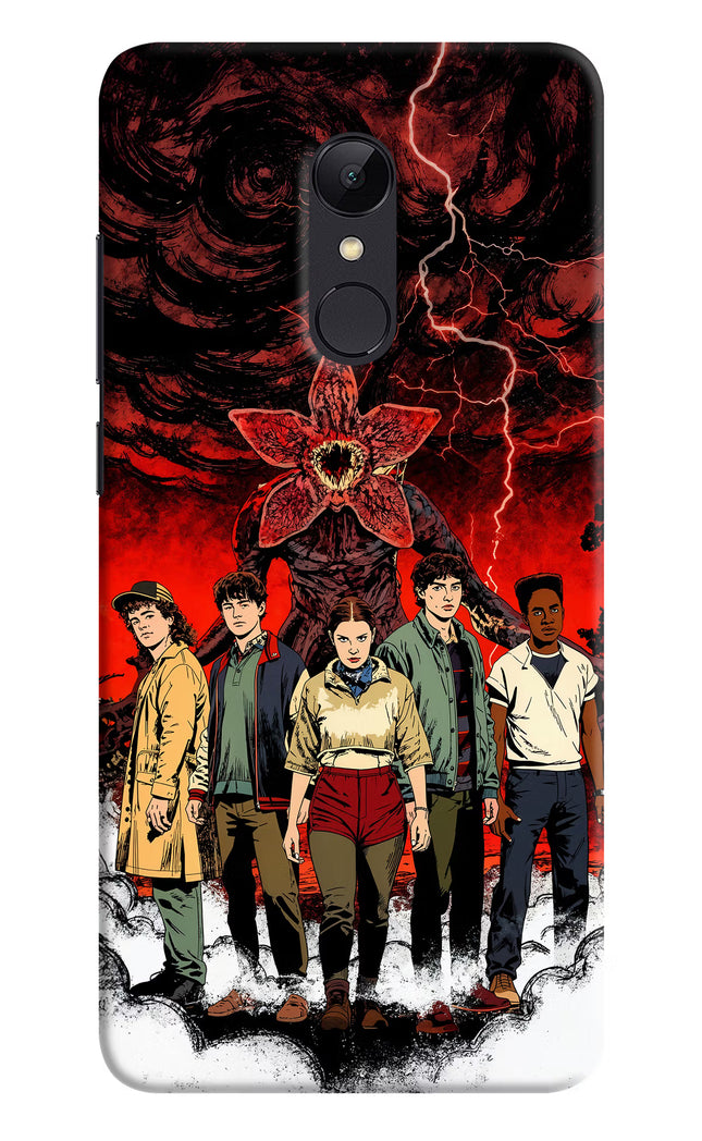 Ordinary Things Characters Redmi 5 Hard Case Back Cover by Casekaro