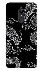 Twin Dragons Redmi 5 Hard Case Back Cover by Casekaro