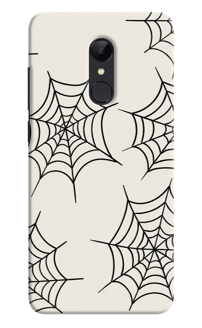 Spider Web Redmi 5 Hard Case Back Cover by Casekaro