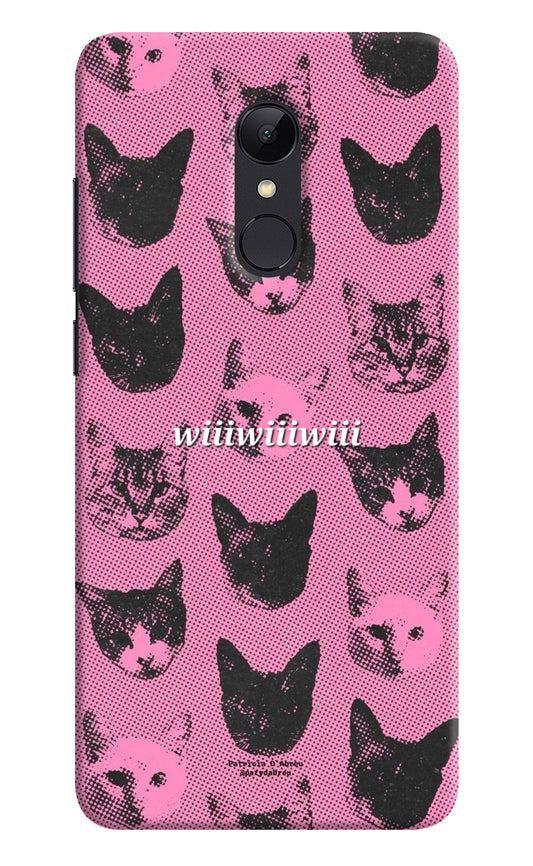 Pink Cats Redmi 5 Back Cover