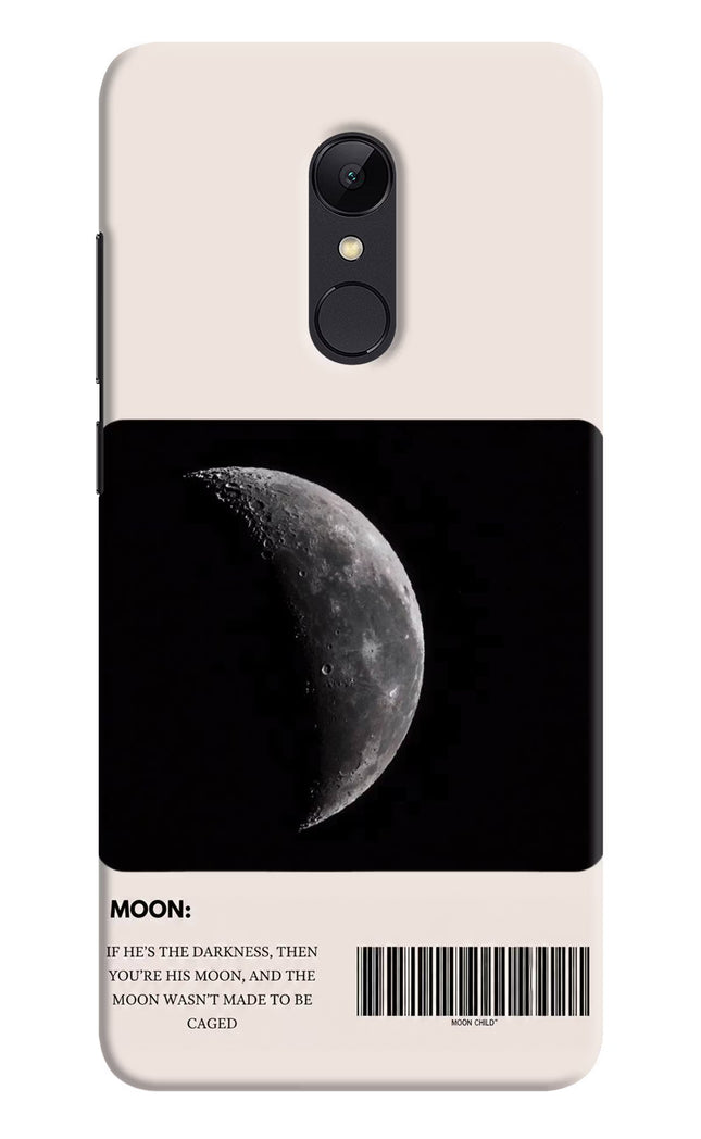 Moon Phase Redmi 5 Hard Case Back Cover by Casekaro