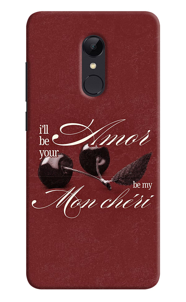 Velvet Cherry Redmi 5 Hard Case Back Cover by Casekaro
