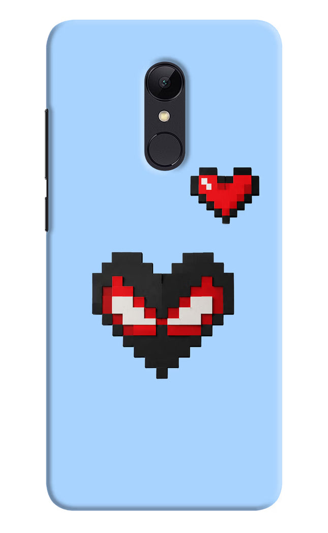 Peter Heart Redmi 5 Hard Case Back Cover by Casekaro
