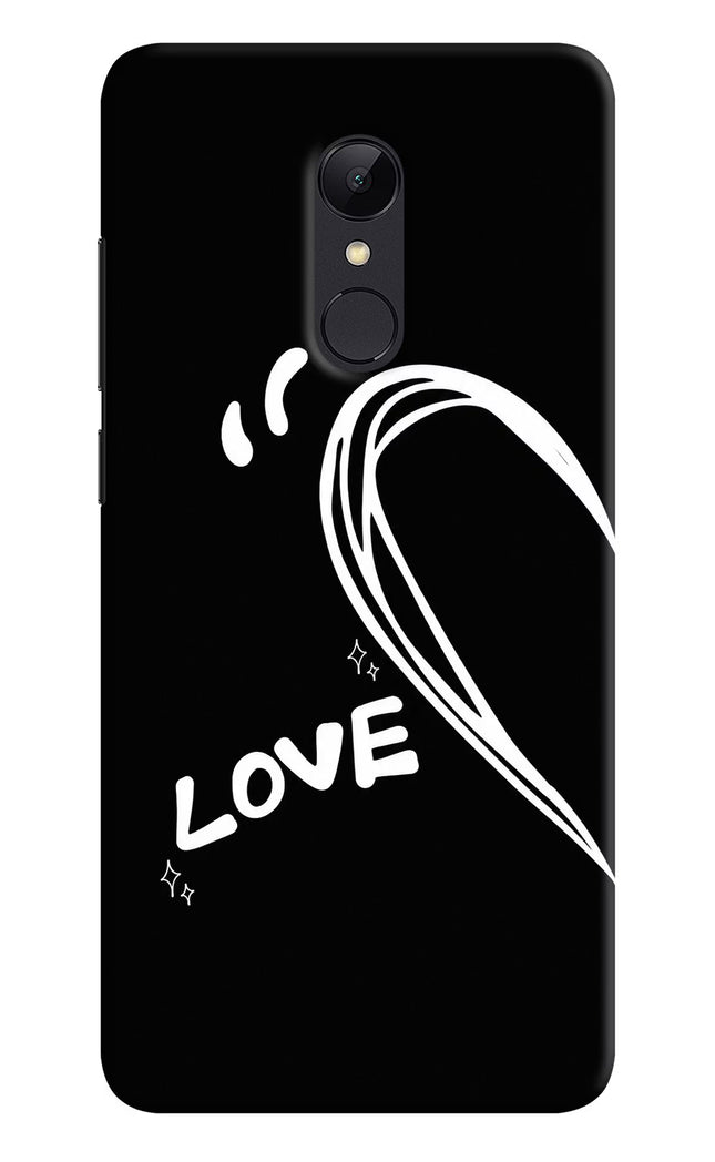 Love Line Redmi 5 Hard Case Back Cover by Casekaro