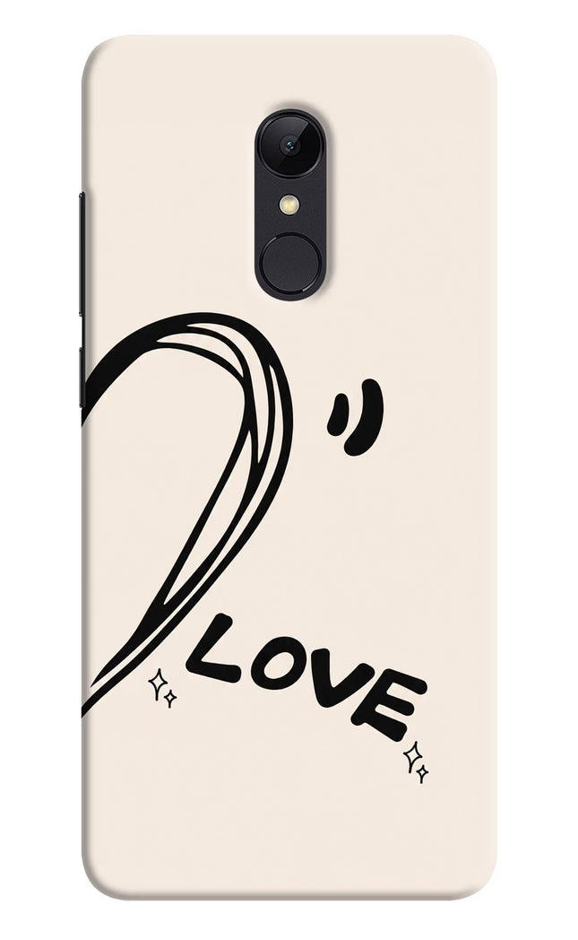 Soul Line Redmi 5 Hard Case Back Cover by Casekaro