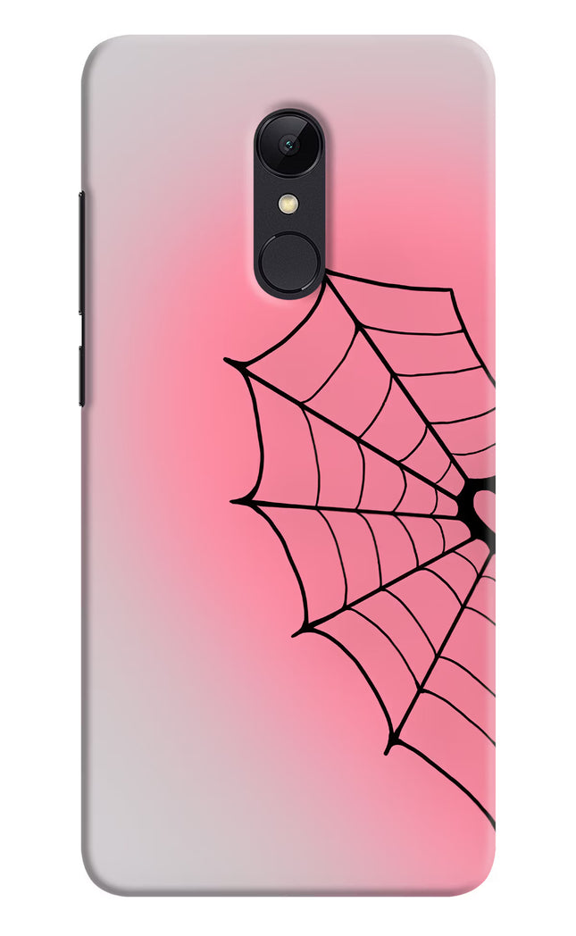 Pink Web Redmi 5 Hard Case Back Cover by Casekaro