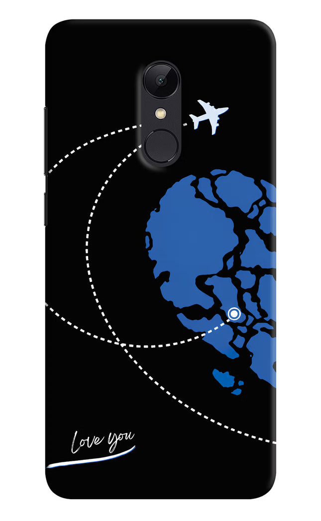 Love Orbit Redmi 5 Hard Case Back Cover by Casekaro